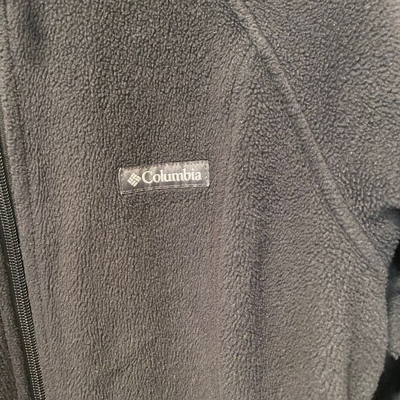Columbia Black Fleece Zip-Up, size M - Picture 8 of 11